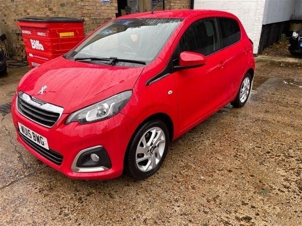 Red Used 2015 Peugeot 108 Allure Hatchback | £4,295 (Fair price) - Image 1/1