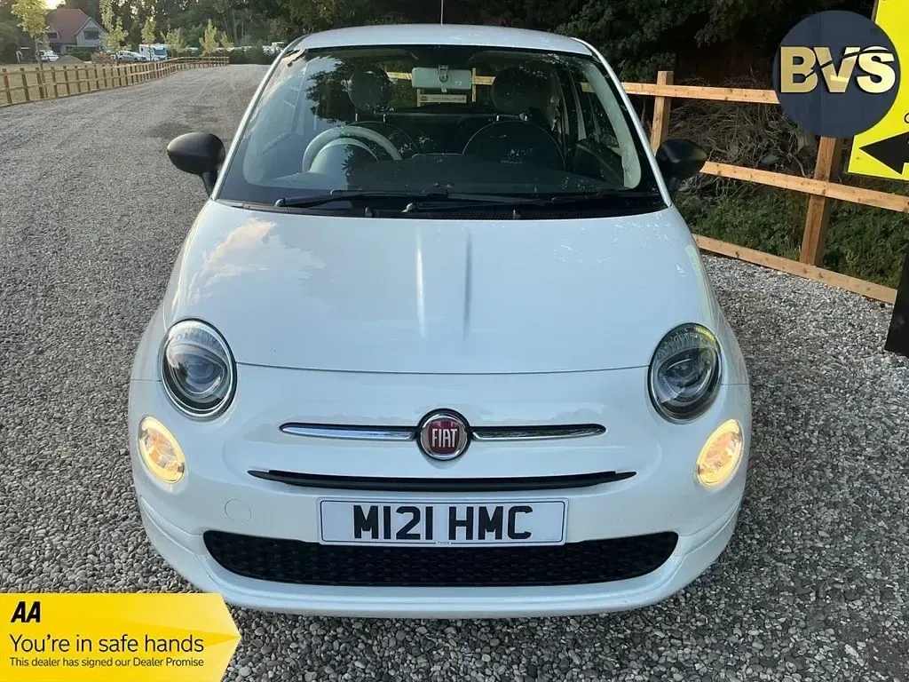 Used Fiat 500 Pop 69 HP (50 kW) 2016 White Hatchback