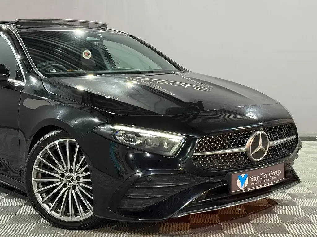 Used Mercedes A200 AMG Line Premium Plus 150 HP (110 kW) 2024 Black Hatchback