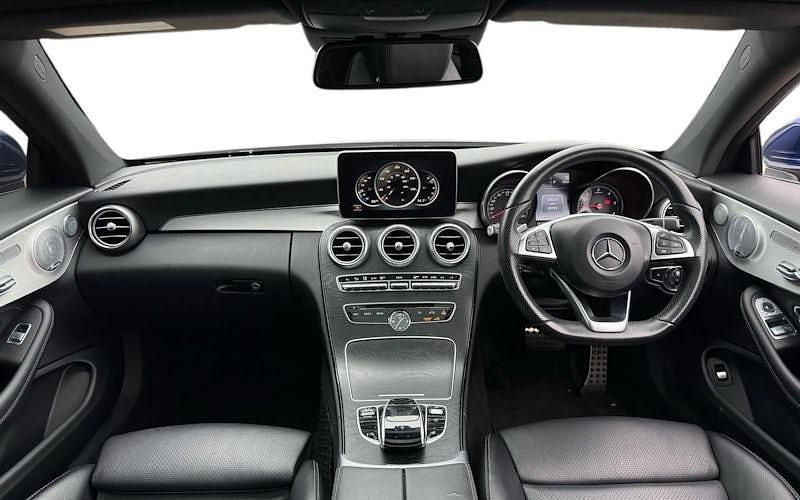 Used Mercedes C220 Active 170 HP (125 kW) 2018 Blue Coupe