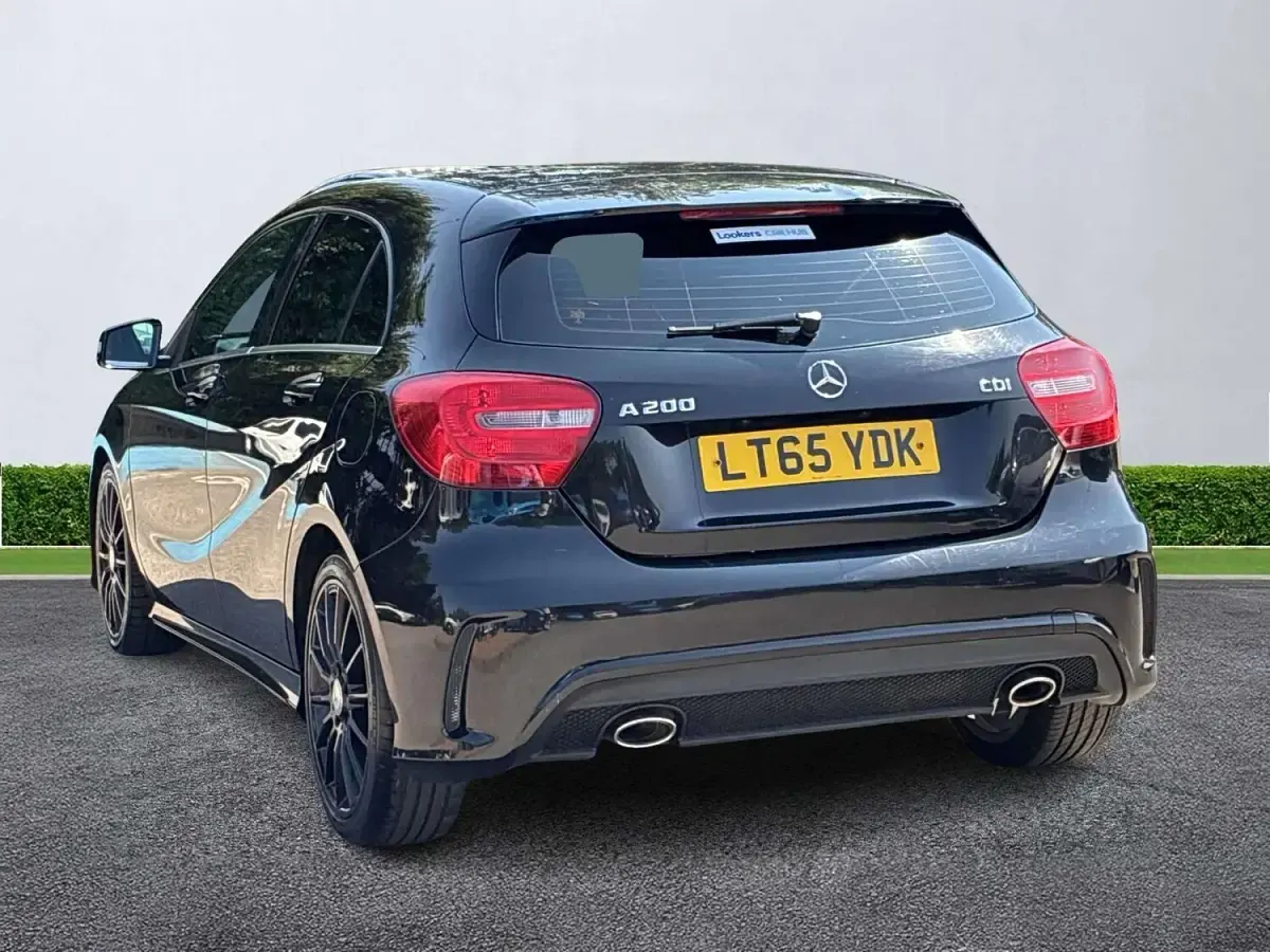 Used Mercedes A200 AMG 136 HP (100 kW) 2015 Black Hatchback