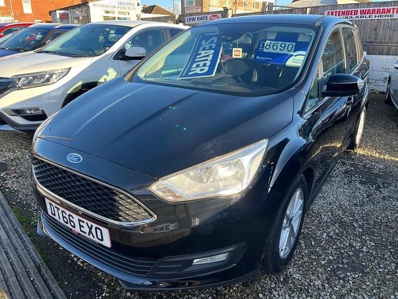 Used Ford Grand C-Max Zetec 120 HP (88 kW) 2017 Black MPV