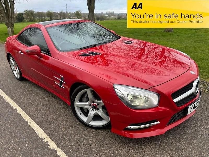 Used Mercedes SL350 AMG 306 HP (225 kW) 2014 Red Cabriolet
