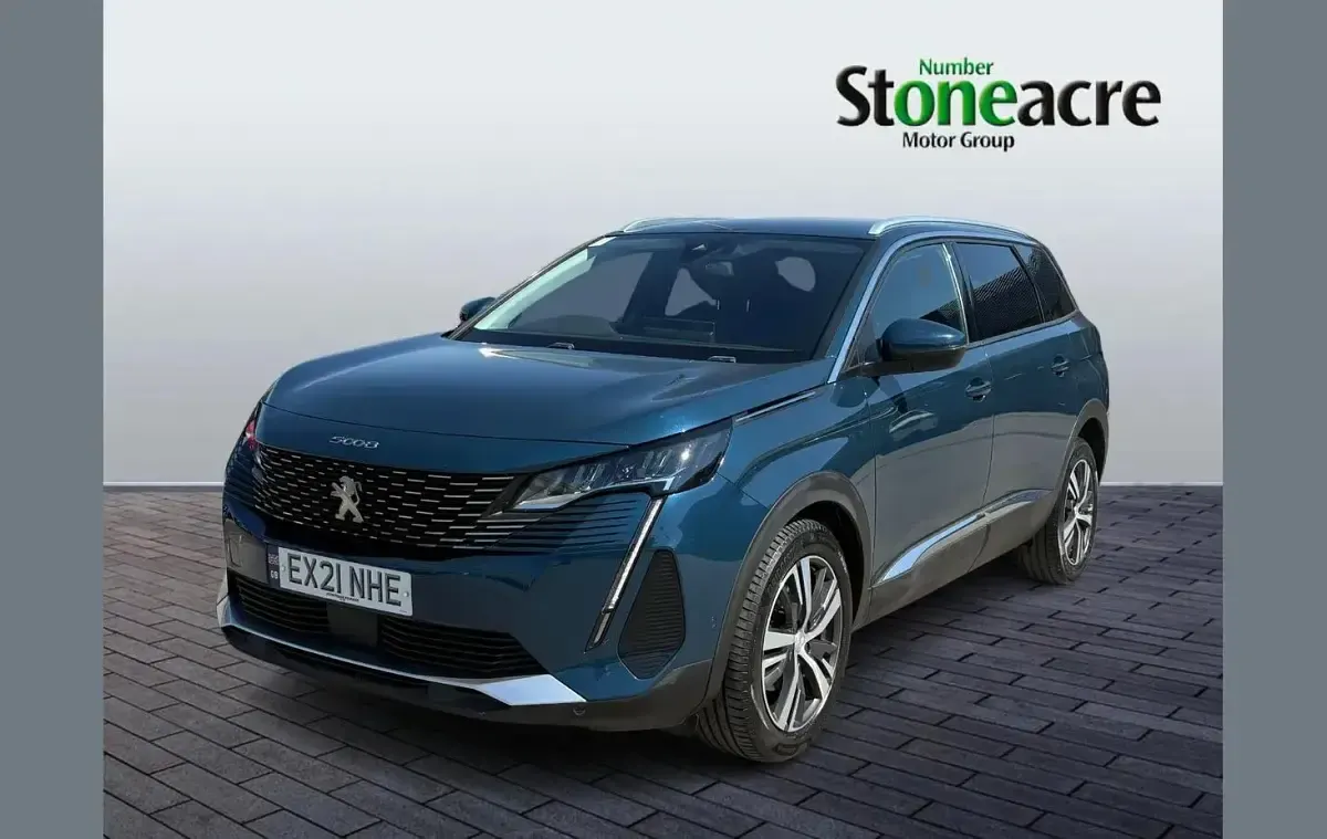 Used Peugeot 5008 Allure Premium 130 HP (95 kW) 2021 Blue SUV