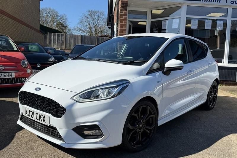 Used Ford Fiesta ST-Line 125 HP (91 kW) 2021 White Hatchback
