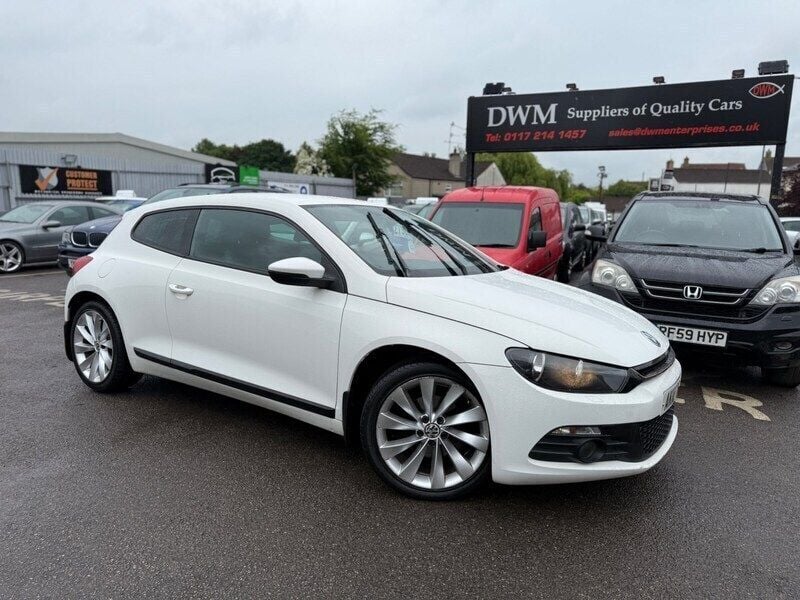 White Used 2010 VW Scirocco GT Coupe | £2,790 (Expensive) - Image 1/4
