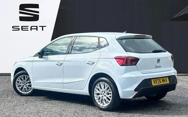 Ny Seat Ibiza SE Technology 116 HK (85 kW) 2026 Vit Halvkombi