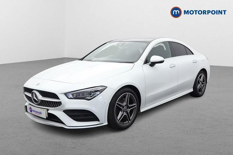 Used Mercedes CLA200 AMG Line Premium Plus 163 HP (119 kW) 2022 White Coupe