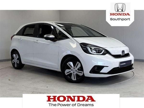 Platinum white Used 2021 Honda Jazz Hybrid Hatchback | £16,997 (Fair price) - Image 1/4