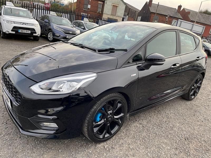 Black Used 2018 Ford Fiesta ST-Line Hatchback | £7,995 (Good price) - Image 1/4