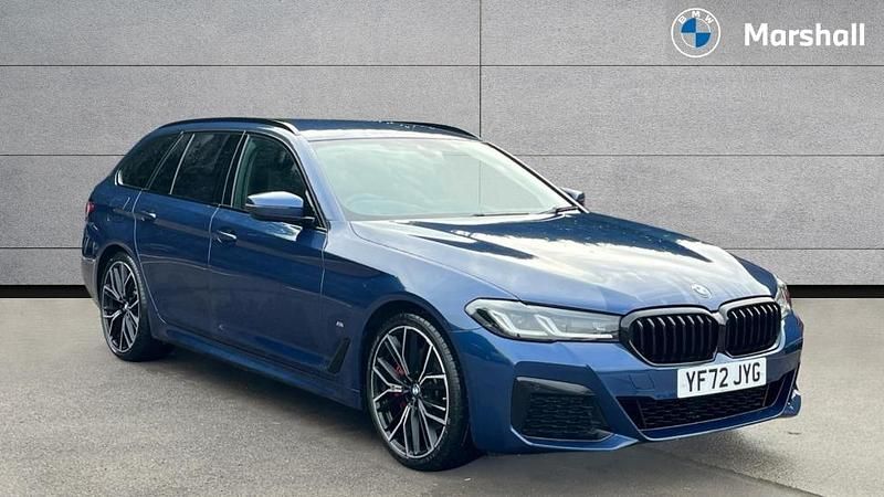 Used BMW 520 M Sport 190 HP (139 kW) 2022 Phytonic blue metallic paint  Estate
