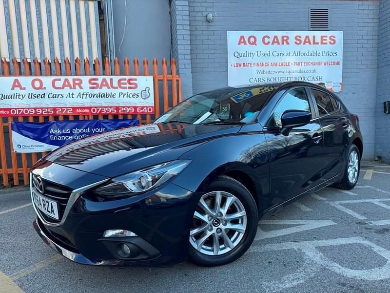 Begagnad Mazda 3 2014 Blå Halvkombi