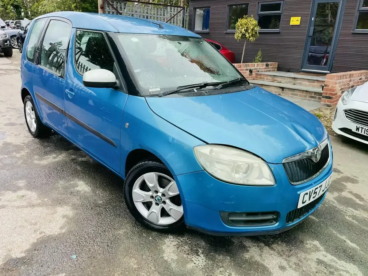 Gebraucht Skoda Roomster 105 PS (77 kW) 2007 Blau Van / Kleinbus