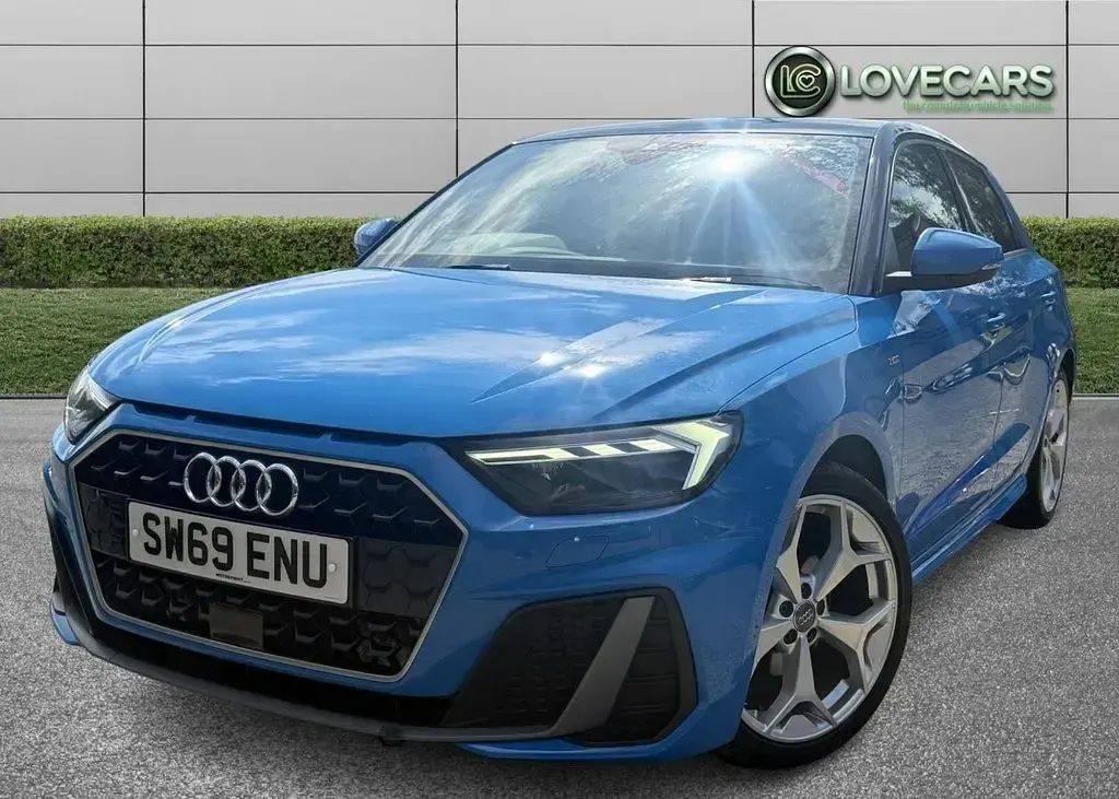 Used Audi A1 Sportback S-Line 150 HP (110 kW) 2019 Blue Hatchback