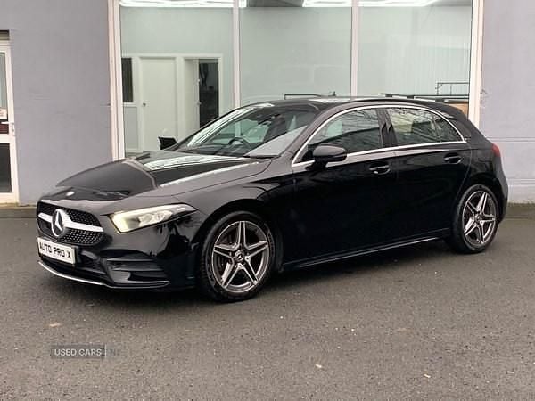 Used Mercedes A200 AMG line 2018 Black Hatchback