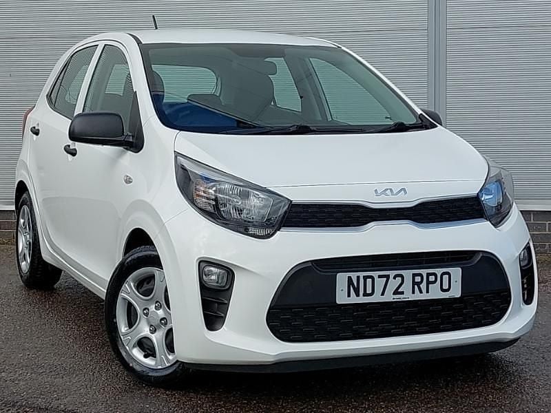White Used 2022 Kia Picanto 4 Hatchback | £9,998 (Good price) - Image 1/4