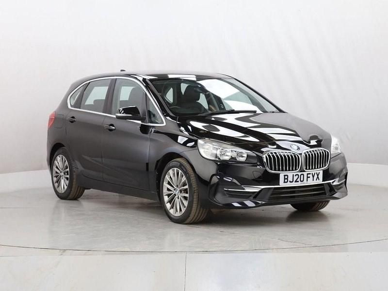 Used BMW 225 Active Tourer Luxury Line 224 HP (164 kW) 2020 Black MPV