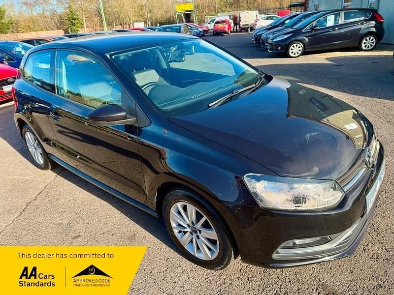 Black Used 2014 VW Polo SE Hatchback | £6,590 (Fair price) - Image 1/4