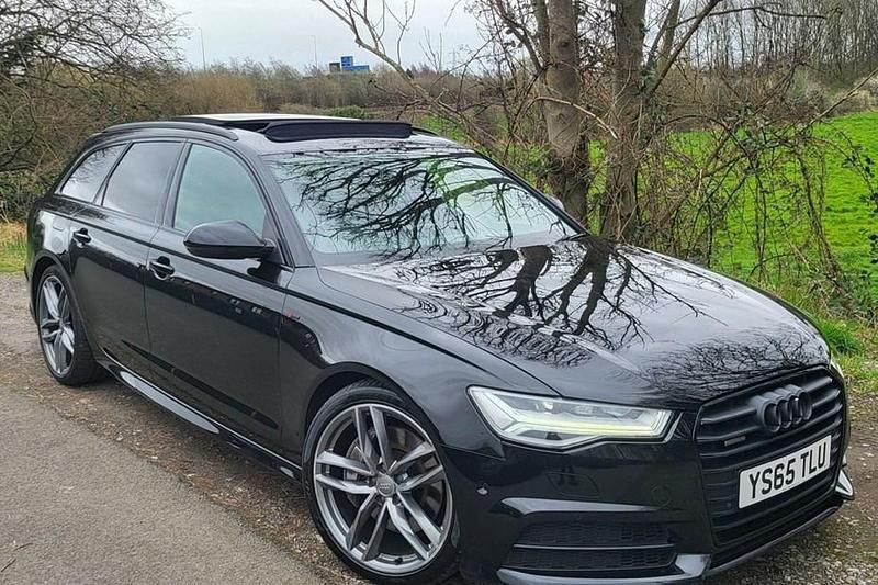 Used Audi A6 Black Edition 320 HP (235 kW) 2015 Black Estate