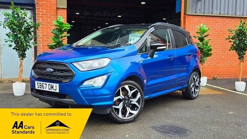 Used Ford Ecosport ST-Line 140 HP (102 kW) 2018 Blue SUV