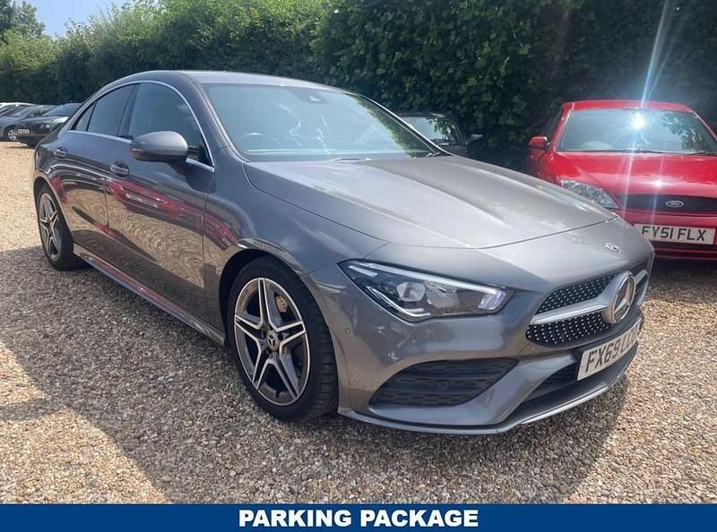 Used Mercedes CLA200 AMG line 163 HP (119 kW) 2019 Grey Coupe