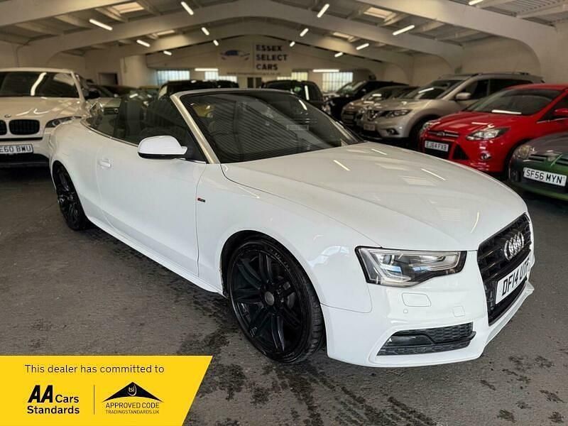 Used Audi A5 Cabriolet S-Line 2014 White Cabriolet
