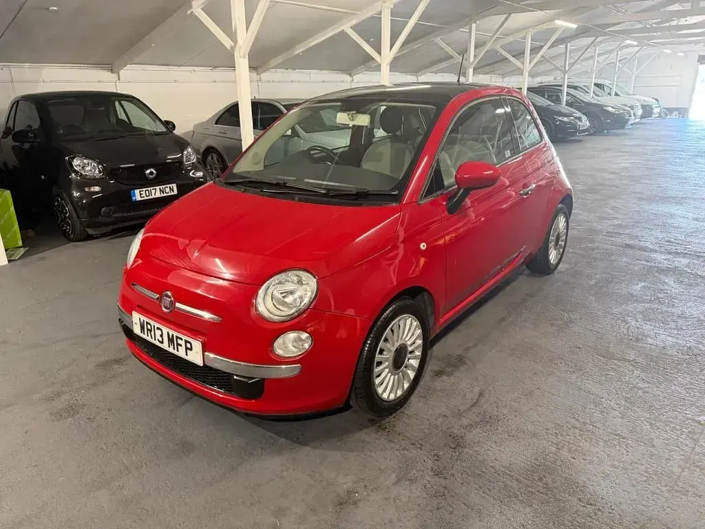 Used Fiat 500 Lounge 69 HP (50 kW) 2013 Red Hatchback
