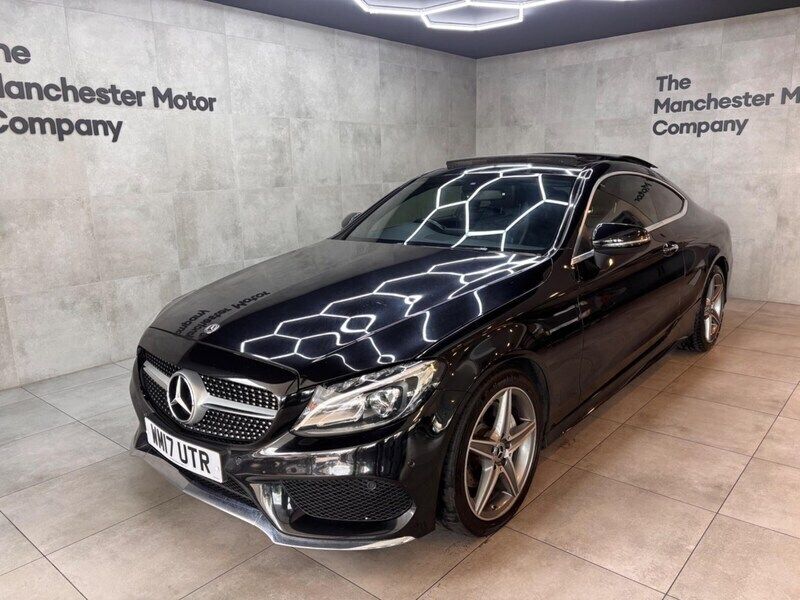 Black Used 2017 Mercedes C220 AMG Line Premium Coupe | £12,490 (Fair price) - Image 1/4
