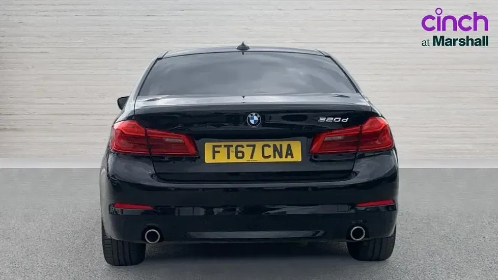 Used BMW 520 Sport Line 190 HP (139 kW) 2018 Black