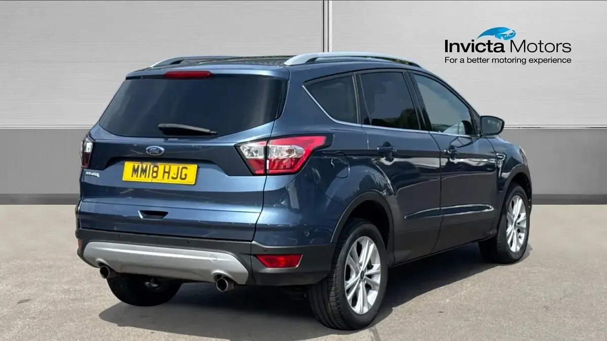 Used Ford Kuga Titanium 120 HP (88 kW) 2018 Chrome blue metallic SUV