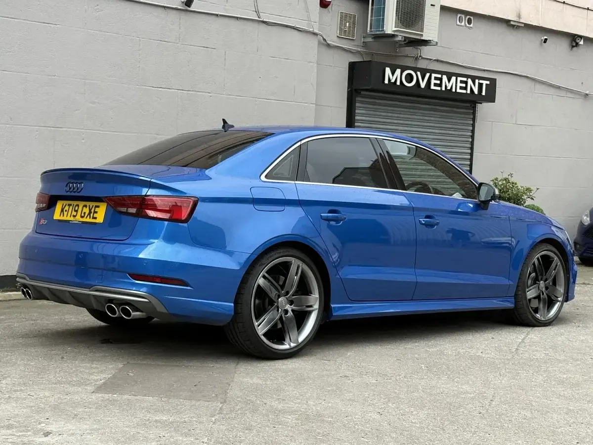 Used Audi S3 Design 300 HP (220 kW) 2019 Blue Sedan