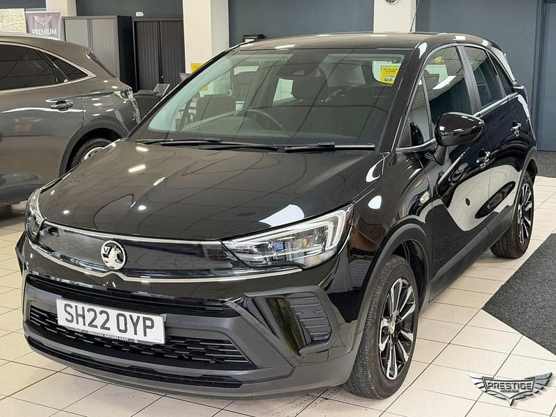 Used Vauxhall Crossland Design Edition 83 HP (61 kW) 2022 Black SUV