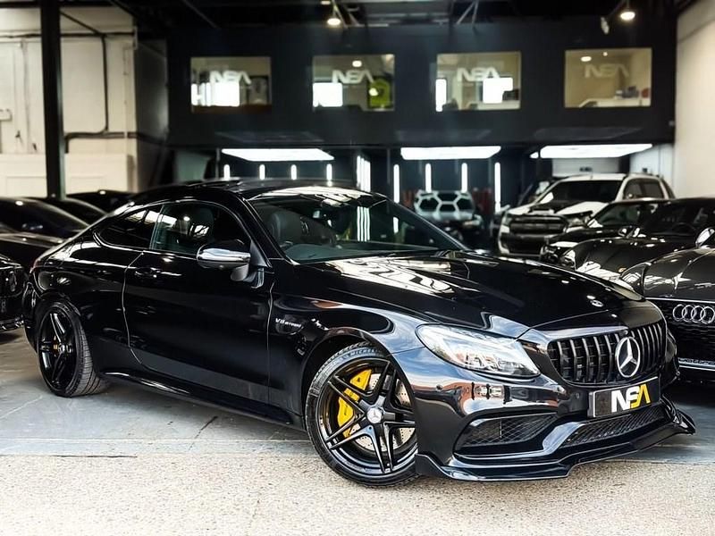 Black Used 2017 Mercedes C63 AMG Premium Coupe | £31,995 (Fair price) - Image 1/3