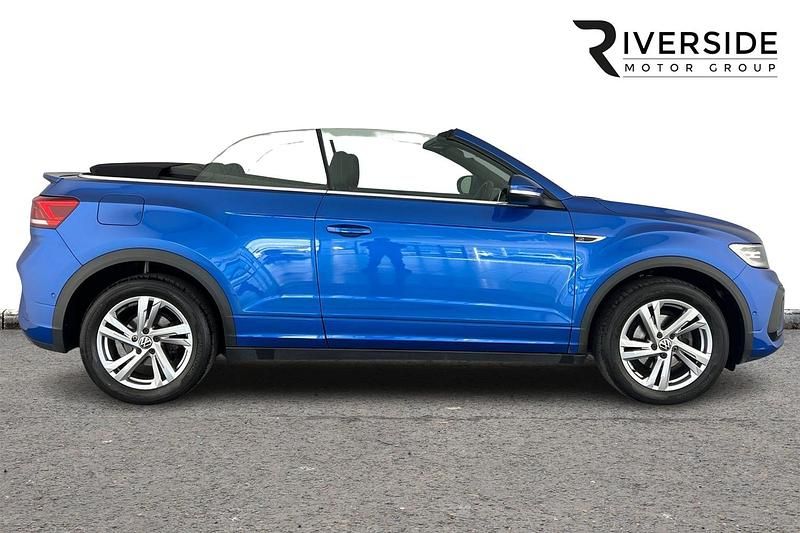 Used VW T-Roc Cabriolet R-line 150 HP (110 kW) 2022 Blue Cabriolet