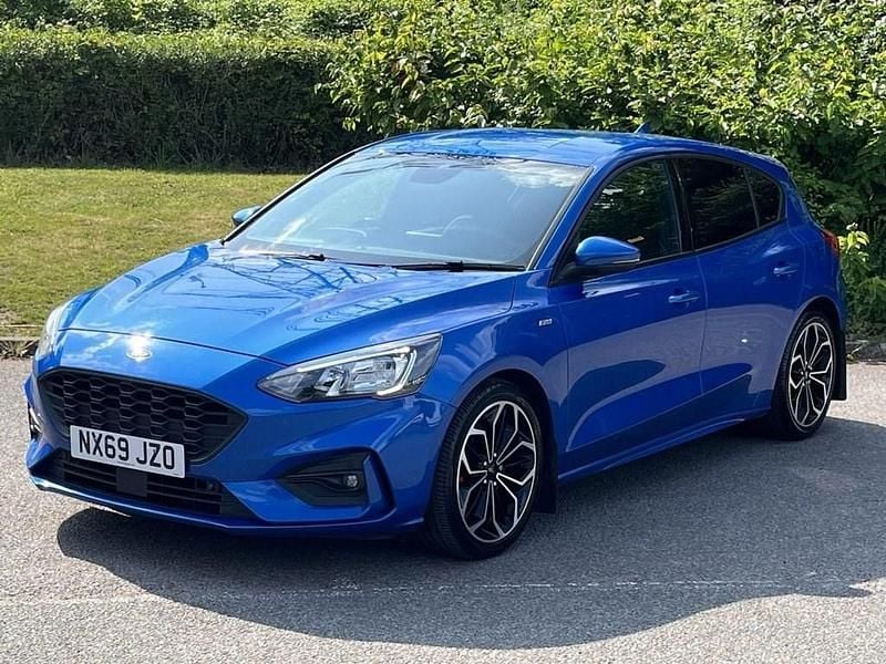 Blue Used 2019 Ford Focus ST-Line X Hatchback | £9,500 (Good price) - Image 1/4