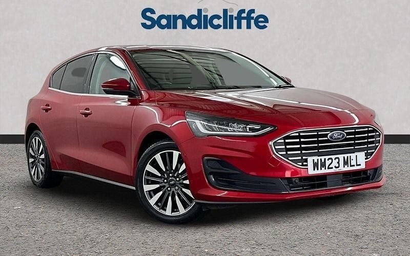 Red Used 2023 Ford Focus Titanium X Hatchback | £14,644 (Fair price) - Image 1/4