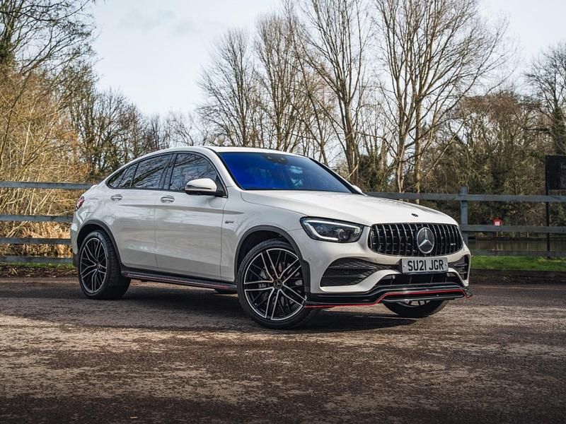 Used Mercedes GLC43 AMG Premium Plus 390 HP (286 kW) 2021 White Coupe