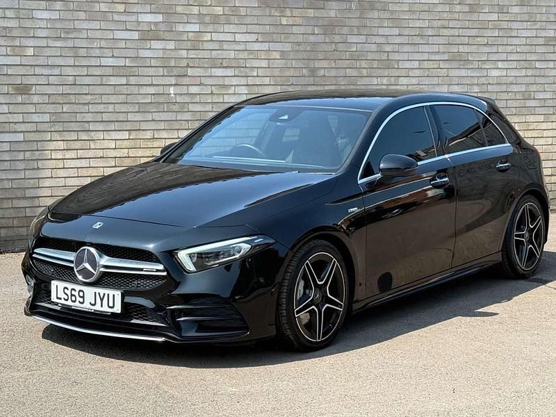 Black Used 2019 Mercedes A35 AMG Premium Plus Hatchback | £22,945 (Fair price) - Image 1/3