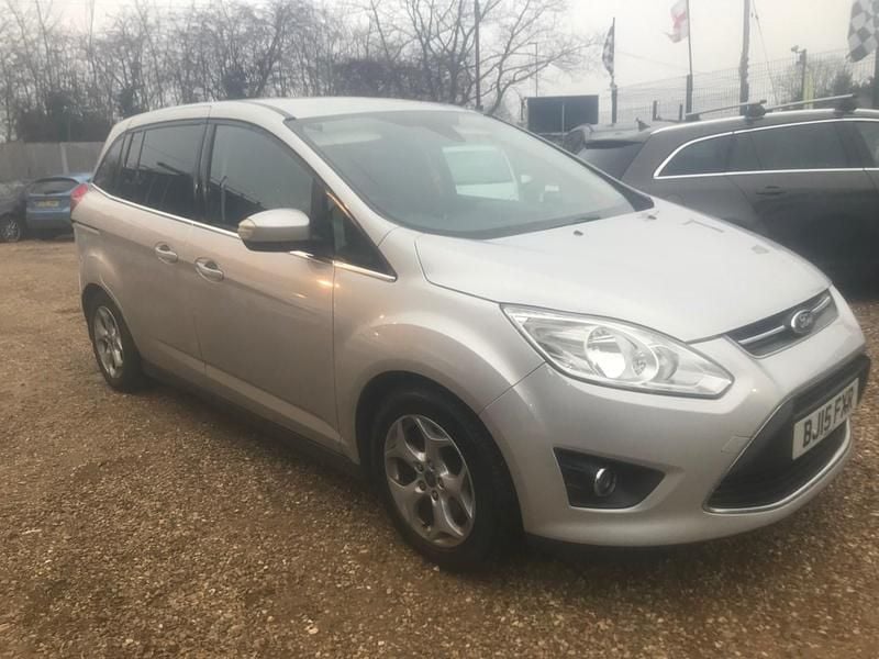 Used Ford Grand C-Max Zetec 115 HP (84 kW) 2015 Silver MPV