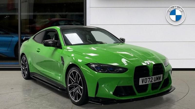 Green Used 2022 BMW M4 Competition Edition Coupe | £56,450 (Expensive) - Image 1/4