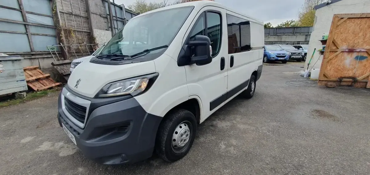 Usado Peugeot Boxer 110 CV (80 kW) 2016 Blanco Van