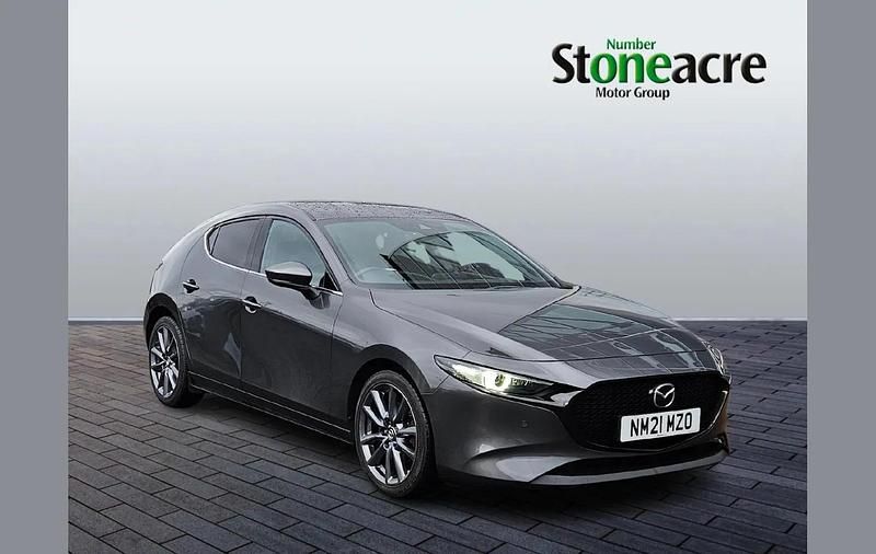 Grey Used 2021 Mazda 3 Inclusive Hatchback | £13,000 (Fair price) - Image 1/4