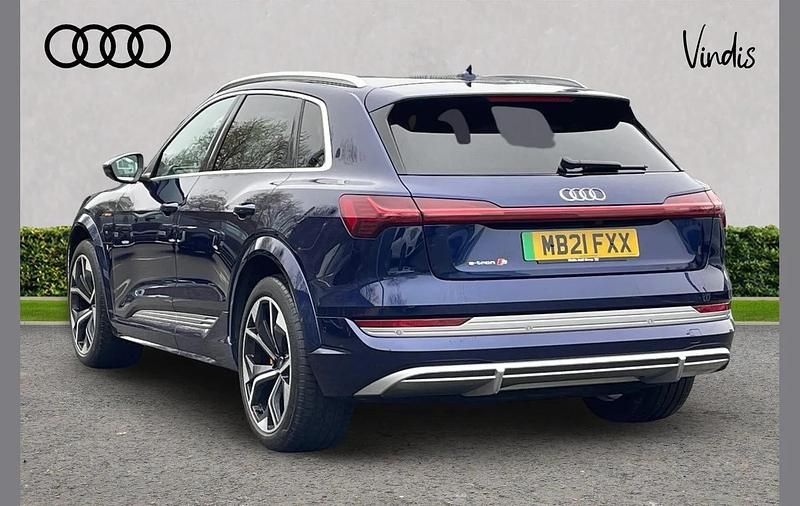 Used Audi e-tron Advanced 369 kW (503 HP) 2021 Blue SUV