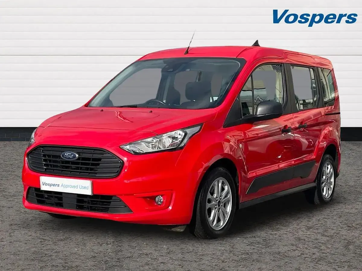 Used Ford Tourneo Zetec 120 HP (88 kW) 2021 Red MPV