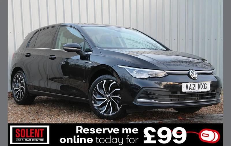 Used VW Golf VIII Style 147 HP (108 kW) 2021 Black Hatchback