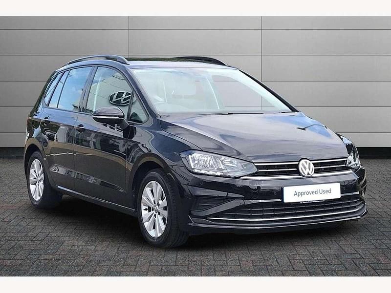 Black Used 2018 VW Golf Sportsvan SE MPV | £15,550 (A bit pricey) - Image 1/4