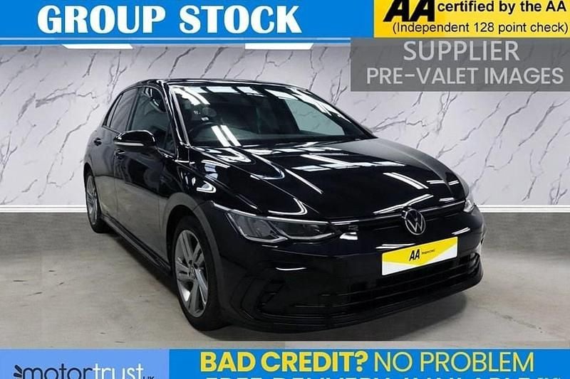 Used VW Golf VIII R-line 130 HP (95 kW) 2022 Black Hatchback