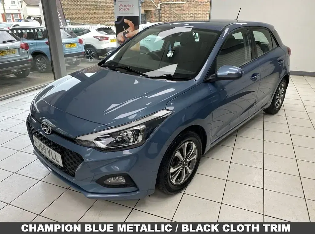 Used Hyundai i20 SE 84 HP (61 kW) 2018 Blue Hatchback