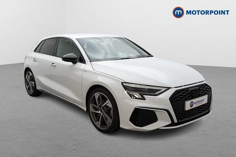 Used Audi A3 Black Edition 2024 White Hatchback