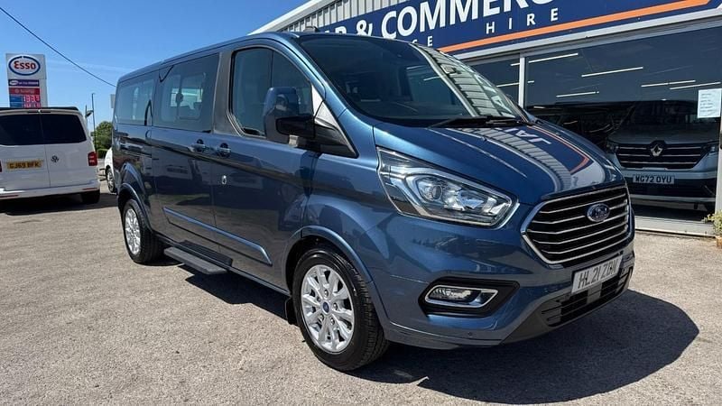 Blue Used 2021 Ford Tourneo Custom Titanium MPV | £19,899 (Super price) - Image 1/4